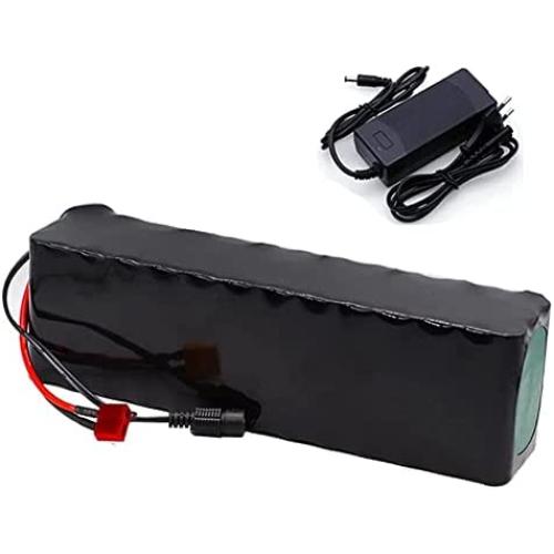 YUWYP 60V 20Ah 18650 16S3P Lithium Battery Pack Built-in 30A with BMS Same Port Suitable for Motors Below 1000W Electric Scooter Lithium Battery Pack