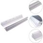 Cabilock 2pcs Solar Panel Side Mounting Brackets Marine Caravan Motorhome RV Solar Panel Side Mount Brackets Solar Panel Roof Installation Clamps White