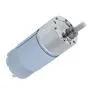555 High Torque Micro Brush DC Motor Low Speed Gear Reduction Motor Eccentric Shaft Gearbox Diameter 37mm High Torque All Metal Gear Electric Micro Gear Motor (24 Volt, 100RPM)