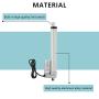 NATGAI DC12V 8inch Stroke Linear Actuator with Mounting Bracket 900N(225lbs) Maximum Lift 10mm/s for Recliner TV Table Lift Massage Bed Electric Sofa Linear Actuator