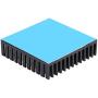 Awxlumv 40mm Heatsink Kit 1.57 x 1.57 x 0.43 inch Aluminum Small Heat Sink with Thermal Conductive Double Sided Tape for GPU CPU Cooling 3D Printers, TEC1-12706 Thermoelectric Peltier Coole