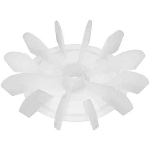 uxcell Motor Fan Blade 120mmx15mm D Shape Bore White Engineering Plastic with 12 Vanes
