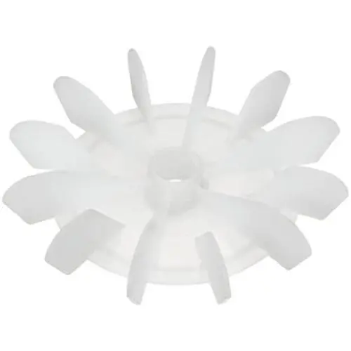 uxcell Motor Fan Blade 120mmx15mm D Shape Bore White Engineering Plastic with 12 Vanes