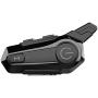 Motorcycle Bluetooth Headset，Wipeeyes E1 Bluetooth Helmet Intercom Headset with CVC Noise Cancellation Stereo Music IPX6 Waterproof for Full face Helmet