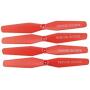 Upgraded Spare Parts Replacement for Syma X5UW X5UC RC Quadcopter Rc Helicopter Copter Toy Motor Main Blade Propellers Propeller Protectors Blades Frame Landing Skid with Screws Set (Red)