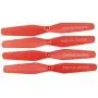 Upgraded Spare Parts Replacement for Syma X5UW X5UC RC Quadcopter Rc Helicopter Copter Toy Motor Main Blade Propellers Propeller Protectors Blades Frame Landing Skid with Screws Set (Red)