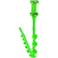 TORMEN Cute Caterpillar Lazy Bracket Mobile Phone Suction Cup Holder Worm Flexible Mobile Phone Apply to Car Bike Motorcycle Kitchen Wall Glass (Green)