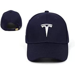 AutoSale Embroidered Adjustable Baseball Caps Racing Motor Hat Navy-White
