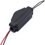 TWTADE Latching Polarity Reverse Switch DC 12V 10A Motor Control 6 Pin 3 Position ON-Off-ON AC 110V-220V Black Boat Rocker Toggle Switch With Solid Shell Installed H-012-KCD2-203-JT-DJ