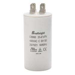 BlueNatHxRPR 25uF MFD CBB60 Run Capacitor for Air Compressor Water Pump Motor Single Phase Motor
