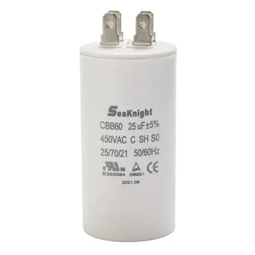 Condensateur Run MFD CBB60 25uF pour Compresseur d'Air Pompe à Eau Moteur Monophasé Condensateur Run MFD CBB60 25uF pour Compresseur d'Air Pompe à Eau Moteur Monophasé