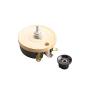 Fielect 100W 20R Ohm Ceramic Wire Wound Potentiometer Linear Rotary Resistor Rheostat with Knob for Industiral Machinery RPM Adjustment