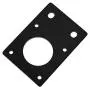 E-outstanding Motor Mount Plate 42mm Stepper Motor Black Mount Flat Bracket for Nema 17 Stepper Motor 3D Printer