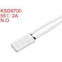 uxcell Normally Open Temperature Switch, 55℃ N.O 2A Thermal Switch Thermostat Temperature Control Switch 2pcs