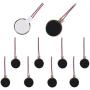 BOJACK 10PCS Mini Vibration Motors DC 3V 12000rpm 10mmx3mm Flat Coin Button-Type Micro DC Vibrating Motor for Mobile Cell Phone Pager Tablet Household Appliances