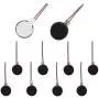 BOJACK 10PCS Mini Vibration Motors DC 3V 12000rpm 10mmx3mm Flat Coin Button-Type Micro DC Vibrating Motor for Mobile Cell Phone Pager Tablet Household Appliances