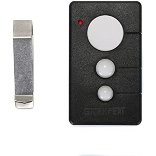 GATEXPERT Remote Control for Sliding Gate Opener with 3 Buttons in Car and Easy to Install Wireless Transmitter Compatible with GATEXPERT gate openers