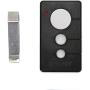 GATEXPERT Remote Control for Sliding Gate Opener with 3 Buttons in Car and Easy to Install Wireless Transmitter Compatible with GATEXPERT gate openers