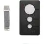 GATEXPERT Remote Control for Sliding Gate Opener with 3 Buttons in Car and Easy to Install Wireless Transmitter Compatible with GATEXPERT gate openers