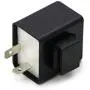 iJDMTOY (1) 2-Pin CF12 Electronic LED Flasher Relay Fix Compatible With Motorcycle or Scooter Install LED Turn Signal Bulbs Hyper Flash Issues