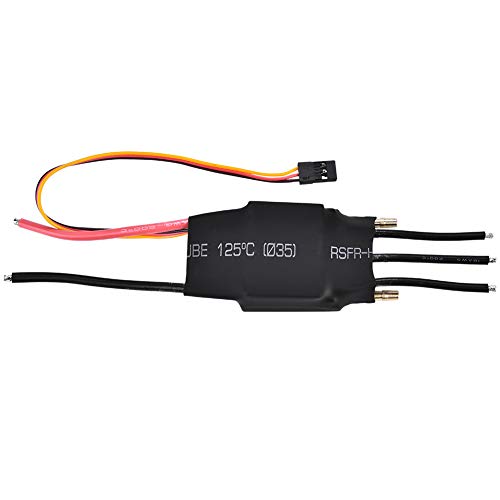 Watercooled ESC, Waterproof Brushless ESC 60A Water Cooling Electronic Speed Controller with 5V/3A UBEC for RC Boat Models Part