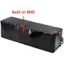 Jieoto 48V 20AH Ebike Battery Waterproof PVC Lithium-ion Battery Pack High Capacity Lithium Battery for 1000W 700W 500W 350W 250W Motor with BMS Protection and Charger