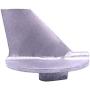 Boat Motor 6E5-45371-01 Tab Trim Anode for Yamaha Outboard Engine 115HP-225HP 2/4-stroke, fits Sierra 18-6097
