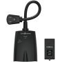 Link2Home Outdoor Weatherproof Wireless Remote Control Double Outlets, 100 ft range, Pre-programmed. Switch ON/OFF Holiday Decorations, Christmas Lights and Sprinklers. Black (1 Outlet, 1 Remote)