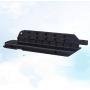 BESPORTBLE SUP Board Stand Up Board Surfing Accessories Fin Box Adaptor for US Fin Box Adaptor to Slid- in Finbox (Black)