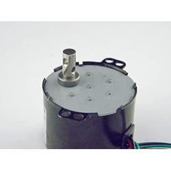 CHANCS Synchronous Gear Motor 50KTYZ 110V 5-6RPM Low Speed Mini Gearbox High Hardness Bracket Support Fixed Base