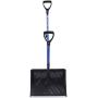 Snow Joe SJ615E Electric Single Stage Snow Thrower | 15-Inch | 11 Amp Motor,Black & SJ-SHLV01 18-in Strain-Reducing Snow Shovel w/Spring Assisted Handle, Blue