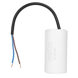 250V AC 120uF 50/60Hz CBB60 Run Capacitor with Wire Cable for Motor Air Compressor