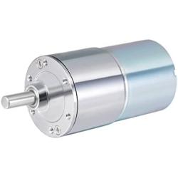 uxcell 24V DC 33 RPM Gear Motor High Torque Electric Reduction Gearbox Eccentric Output Shaft
