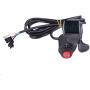 VGEBY Thumb Accelerator, 3 Speed Switch Electric Bike Thumb Accelerator with LCD Digital Battery Voltage Display