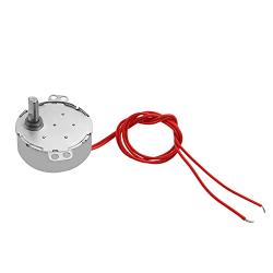 Fielect Synchronous Motor Turntable Motor AC24V 1/1.2R/MIN CW Electric Synchron Motor Connector Power Cord for Cup Turner, Cuptisserie, Tumbler Turner Guide Motor