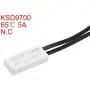 uxcell Normally Close Temperature Switch, 65℃ N.C 5A Thermal Switch Thermostat Temperature Control Switch Controller 2pcs