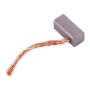Motor Replacement Brushes, J435A Carbon Brushes Replacement 100Pcs Power Tool Accessories Replacement Kits Parts for 12V/24V Car Electronic Fan Motor