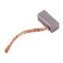Motor Replacement Brushes, J435A Carbon Brushes Replacement 100Pcs Power Tool Accessories Replacement Kits Parts for 12V/24V Car Electronic Fan Motor