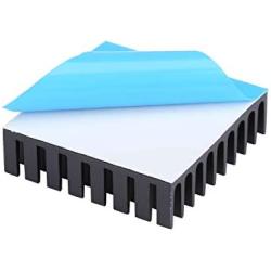 5pcs Heat Sink 35 x 35 x 10 mm / 1.38 x1.38 x 0.39 inch Aluminum Small Heatsink with Thermal Conductive Double Sided Tape for CPU IC LED Board