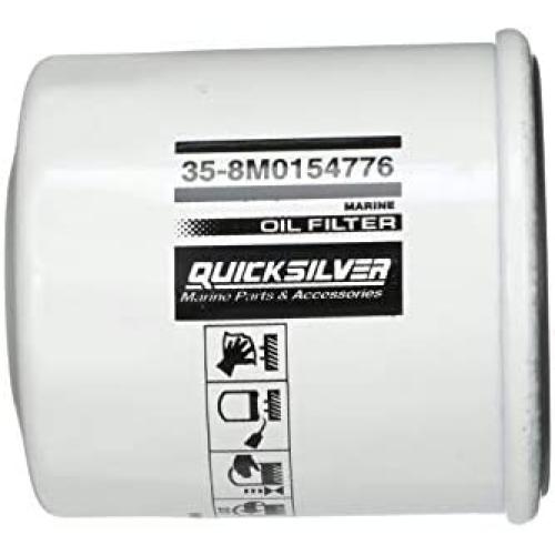 Quicksilver 8M0154776 Oil Filter - Yamaha, Honda, Tohatsu, Mallory, Sierra