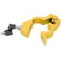 Modengzhe Mototcycle Handlebar Anti-Theft Lock Aluminum Safety Grip Brake Additional Lock for Motorbikes Scooters ATVs Dirt Bikes (Yellow)