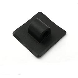 Youliang 2pcs Plastic Engine Mount Motor Stand Holder Drag Rope Hook Rope Buckle 97mmx97mmx20mm for Kayak Boat Fishing Canoe Inflatable Boat, Black