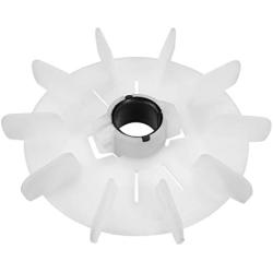 uxcell Motor Fan Blade 170mmx28mm Round Shape Bore White Engineering Plastic 10 Vanes