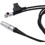 HangTon D-tap Power Y-Cable for Preston Micro Force V+F 10 Pin to Heden M26T Analog Motor Right Angle 4 Pin 1M