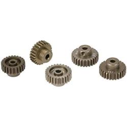 Vehicles-OCS New M0.6 3.175mm 23T 24T 25T 26T 27T 0.6 Module Pinion Motor Gear for 1/8 1/10 RC Off-Road Buggy Truck Brushed Brushless Motor