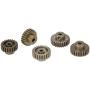 Vehicles-OCS New M0.6 3.175mm 23T 24T 25T 26T 27T 0.6 Module Pinion Motor Gear for 1/8 1/10 RC Off-Road Buggy Truck Brushed Brushless Motor