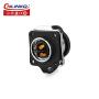 CNLINKO M16 4 Pin Male Female Plug Socket Industrial IP67 Waterproof Power Panel Mount Ethernet Connector, 10A Power LED Strip Panel Connector (4Pin)