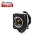 CNLINKO M16 4 Pin Male Female Plug Socket Industrial IP67 Waterproof Power Panel Mount Ethernet Connector, 10A Power LED Strip Panel Connector (4Pin)