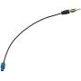 Bingfu Car Antenna Adapter Car Stereo FM AM Radio Antenna Adapter Cable Fakra Z Male to DIN Plug Connector Cable 30cm 1 feet for Car Stereo Audio HD Radio Head Unit CD Media Player Receiver