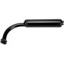 FVRITO Exhaust Muffler Pipe and gasket nut kit for 2 stroke 49cc 60cc 66cc 80cc Engines Gas Motorized Bicycle Motor Bikes Black
